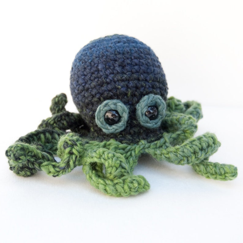 PDF Crochet Pattern Amigurumi Baby Kraken image 4