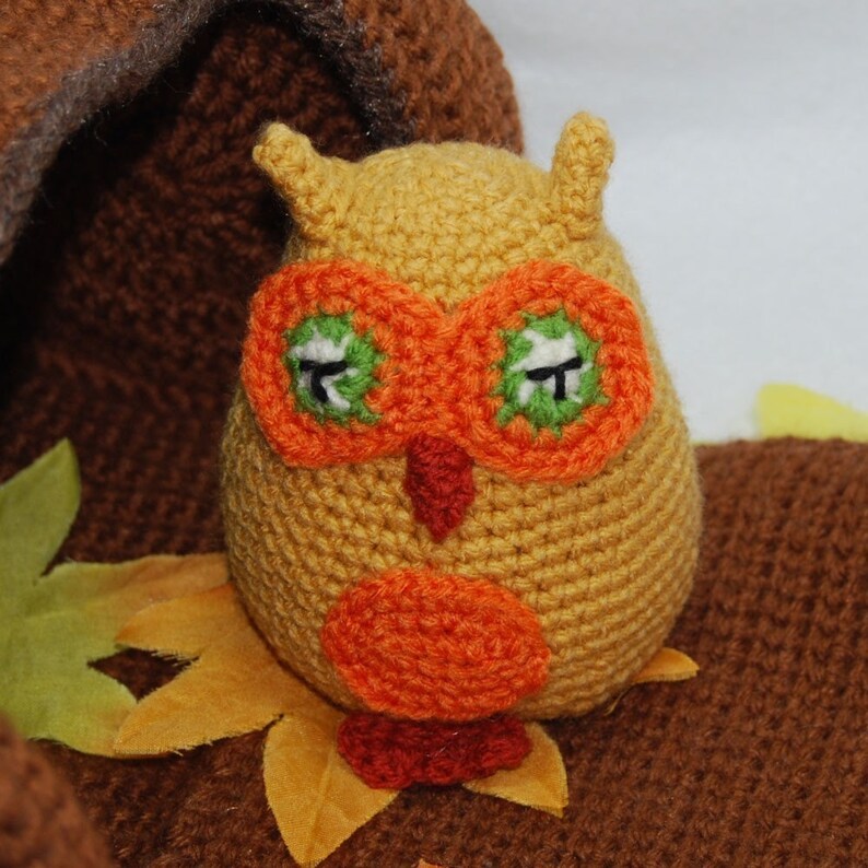 PDF Crochet Pattern Amigurumi Baby Owls image 2