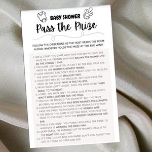 Pass The Prize Baby Shower Group Game | Pass The Gift Baby Shower Activity