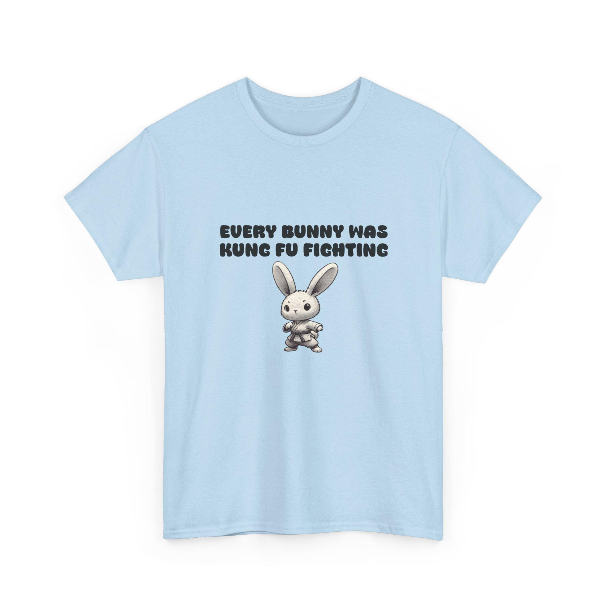 Svp Rabbit Every Bunny Was Kung Fu Fighting - Funny Cute Tee, Bunny Rabbit T-shirt ...