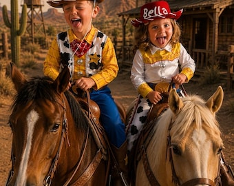 Toy Story inspired cowboy & cowgirl hats