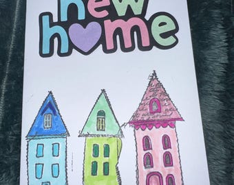 Handmade New Home Card, Moving House Card