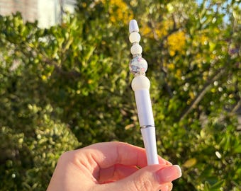 Stitch Beaded Pen, Handmade Decorative Pen