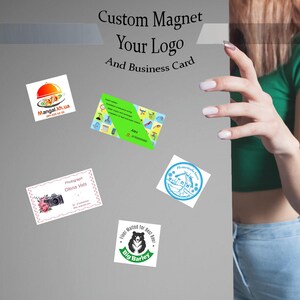 Unieke zakelijke magneetkaart Personaliseer afdruk Enkelzijdig Premiumkwaliteit papier Vinyl Jouw eigen ontwerp en tekst Jouw kans om herinnerd te worden