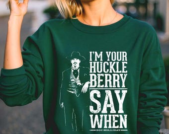 Camiseta Doc Holliday: Soy tu Huckleberry, camiseta Tombstone Western