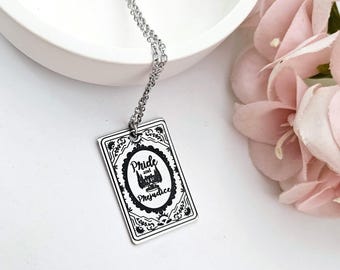 Ketting Pride and Prejudice-boek – Jane Austen literaire sieraden – romantisch cadeau voor haar