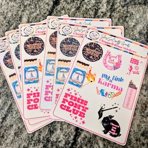 Chappell Roan Sticker Sheet - Your Choice of Matte, Holographic, or Sparkle