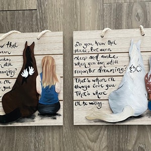 Painted flanks pet memorial dog cat horse pet gift