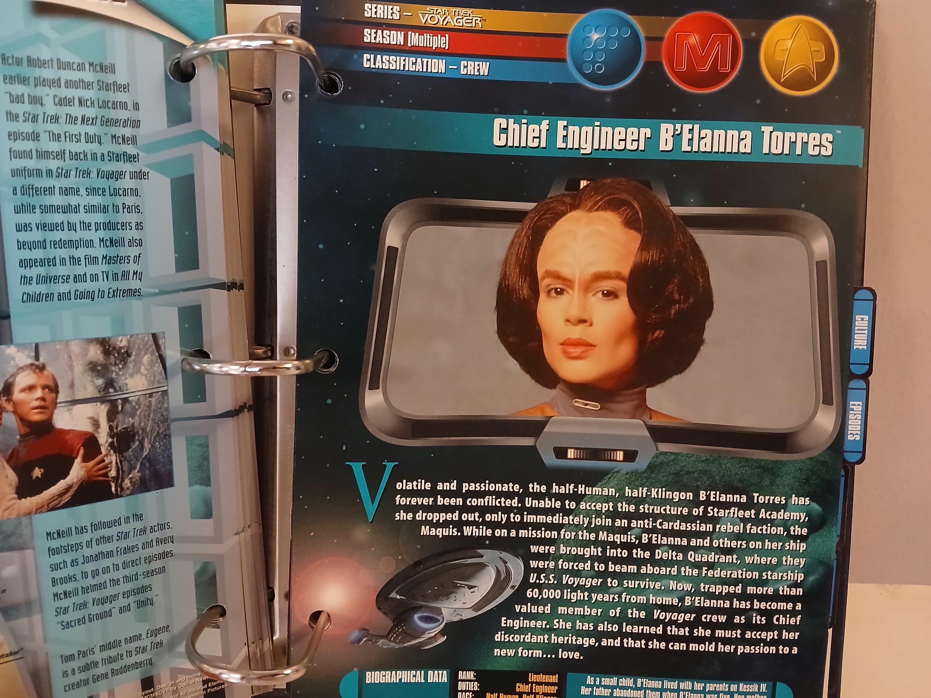 STAR TREK ユニバース VOYAGER コレクターカード & バインダー - Etsy 日本