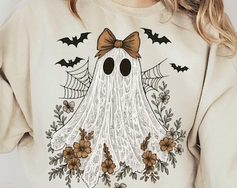 Süßer Spitze Geist Png, Boo In Boojee, Halloween Boo Spitze Bogen Png, Halloween PNG, Boo Geist Shirt Png, süßes Boo Halloween Sublimationsdesign
