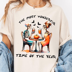 Spooky Coffee Club PNG, Skeletons Drinking Coffee, Retro Halloween Sublimation, Funny Fall Vibes, Vintage Pumpkin Design