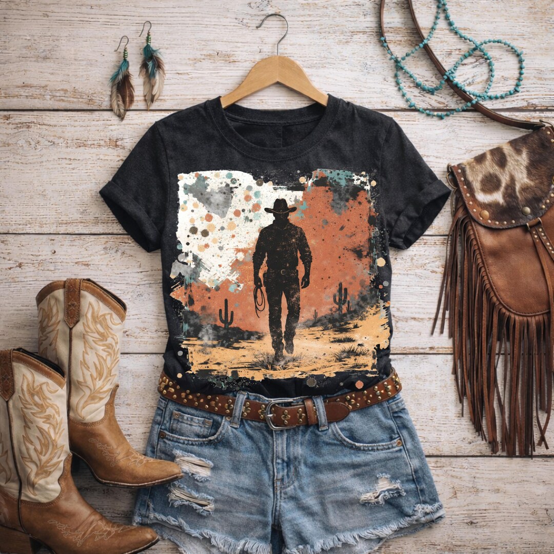 Western Graphics Designer Western PNG, Western Graphics, Cowboy Graphics, Western Tee Design ...