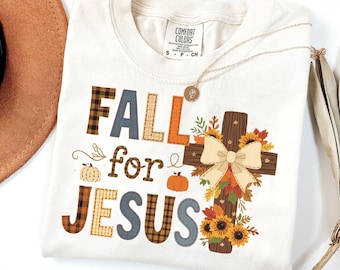 Fall For Jesus PNG, Fall Coquette Christian Sublimation Design, Follow Jesus, Thanksgiving Pumpkin, Cute Thankful, Rustic Fall