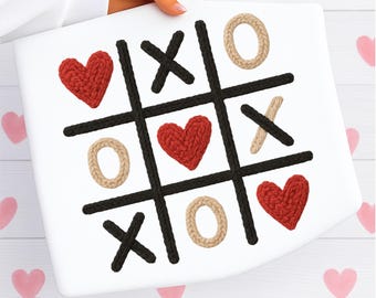 XOXO Valentine Day Heart Faux Crochet png, Faux Yarn PNG, Valentines day Png, valentine png, Coquette Sublimation Design Digital Download