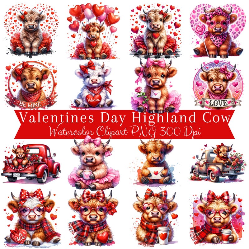 Cute Cow Valentines Etsy UK