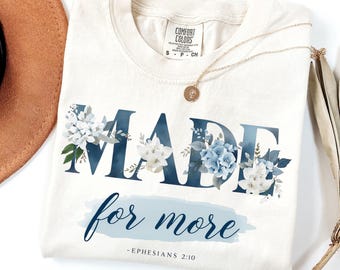Made For More Efesierbrevet 2:10 Blommig PNG, Kristen Bibelvers PNG, Jesuscitat PNG, Religiös Mamma, Kristna Sångtexter, Tumblerdesign