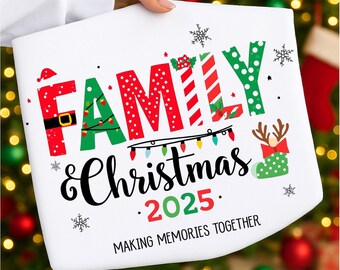 Christmas Crew PNG Family Christmas 2025 PNG Funny Matching Holiday Shirt Christmas Squad Pajamas Shirt Xmas Group Reunion Sublimation