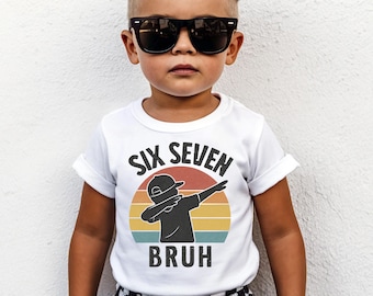 67 PNG, Meme Shirt, Six Seven Trend, Six Seven Bruh, Funny Viral Number PNG SVG, Retro Gen Z 6 7