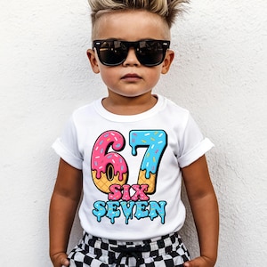 67 PNG, Meme Shirt, Six Seven Trend, Six Seven, Funny Viral Number PNG SVG, Retro Gen Z 6 7 image 3