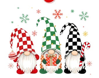 Christmas Gnome Png, Gnomes Design, Christmas Png, Santa Gnome Png, Christmas Design, Cute Gnome png, Family Gnomes Png, Sublimation Design