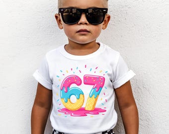 67 PNG, Meme Shirt, Six Seven Trend, Six Seven, Funny Viral Number PNG SVG, Retro Gen Z 6 7