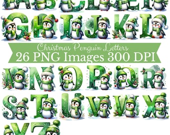 Christmas Alphabet PNG, Christmas Letters Clipart, Ornament PNG, Kids Christmas, Reindeer PNG, Christmas Sublimation Letters, Christmas Font