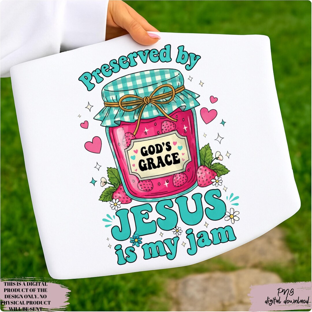 Christian Quote PNG SVG, Christian Sublimation, Jesus is My Jam PNG ...