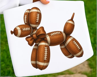 Football Leopard Balloon Dog PNG, T-Shirt Design, Trending PNG, Dog Lover PNG, Trendy Sublimation Designs, Football Mama, Digital Download