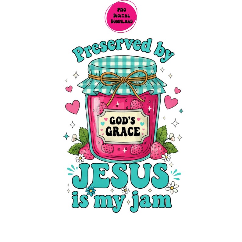 Christian Quote PNG SVG, Christian Sublimation, Jesus is My Jam PNG ...