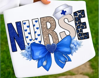 Enfermera Png, Vida de enfermera Png, Diseño de sublimación de enfermera Png, Leopardo brillante, Enfermería Png, Enfermera floral Png, Impresión de coqueta de enfermera Png