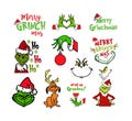 Grinch Face Svg, Grinch Hand, Grinch SVG Bundle, Grinch Ornament, Grinch Smile, Christmas ,Digital Vector Cut Files, Unique Designs