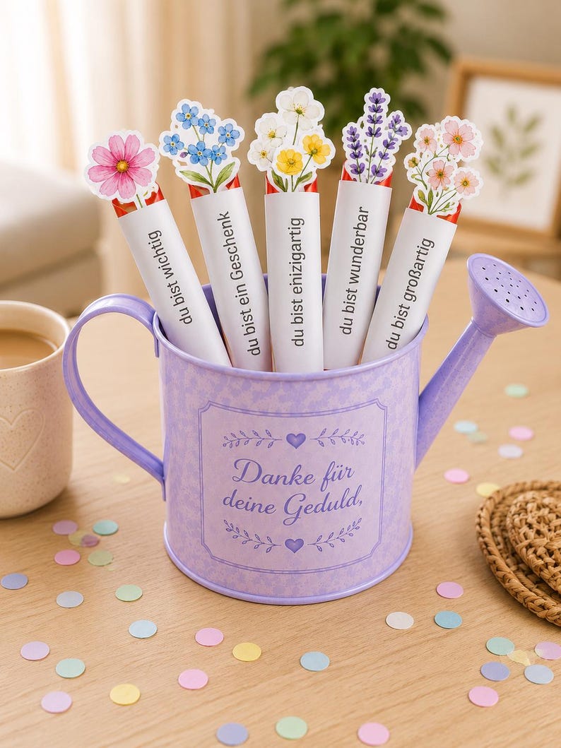 Schokoladen Banderole "Danke fürs Wachsen" Geschenk für Lehrerin, PDF Vorlage, Kita Abschied Geschenk, Erzieherin Dankeschön imagen 3