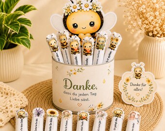 Duplo Banderole Erzieherin | Kita Abschied Geschenk | Danke Erzieherin | 40 Designs (20 mit & 20 ohne Text) | Biene Druckvorlage PDF