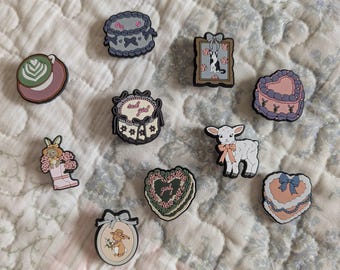 Spring coquette shoes charms