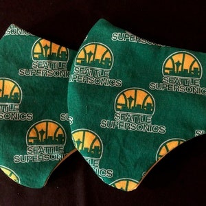 FACE MASKS - Sports Themed - Seattle SuperSonics - Basketball - Seattle Mariners - Baseball
