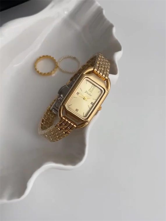 Gold watches with blue face sale