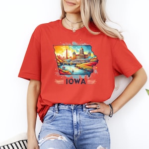 Iowa Shirt,Iowa Tee,Iowa Tshirt,Iowa T Shirt,Iowa Gifts,Iowa,Iowa State,States Shirts,State Gifts,Road Trip Shirt,Travel Gift,Vacation Shirt