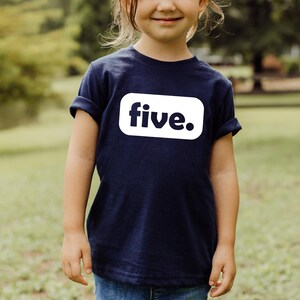 5th Birthday Toddler Shirt, 5th Birthday Gift, 5th Birthday T-shirt, 5 Year Old Gift, Five Tshirt,5th Birthday Party Gift,Fifth Birthday Tee