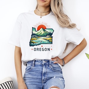 Oregon Shirt, Oregon Tshirt, Oregon T-Shirt, Oregon Tee, Pacific Northwest Shirt, State of Oregon Shirt, Oregon Gift, Oregon Trip Shirt