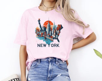 New York Shirt, New York City Shirt, New York T-shirt, East Coast Shirt, New Yorker Tee, New York Lover Gift, NYC Gift, NYC Shirt For Women