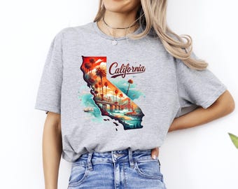 California T-shirt, California Shirt, California Tee, California Tshirt, California State T-shirt, California Lover Gift, California Gift