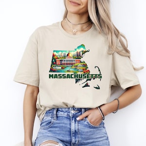 Massachusetts T-shirt, Massachusetts Tee, Massachusetts Gift, Home State Shirt, Massachusetts Pride Shirt, Massachusetts T-Shirt,State Shirt