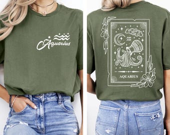 Aquarius Tshirt, Aquarius Zodiac, Aquarius Gift, Astrology Shirt, Zodiac Gifts, Zodiac Aquarius, Gift for Aquarius ,Aquarius Birthday Gift