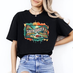 South Dakota Tee, South Dakota Shirt, South Dakota Gift, Home State Tshirt, State Shirt, South Dakota, Travel Shirt,South Dakota State Shirt