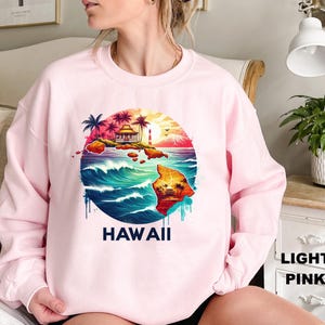 Hawaii Sweatshirt, Hawaiian Shirt Women, Hawaii Gift Hoodie, Hawaii Party Shirt, Hawaii The Aloha State Shirt,Hawaii Lover Shirt,Hawaii Trip