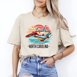 North Carolina T-Shirt, North Carolina Shirt, College Shirt, North Carolina Tee, North Carolina State Shirt, North Carolina Gift