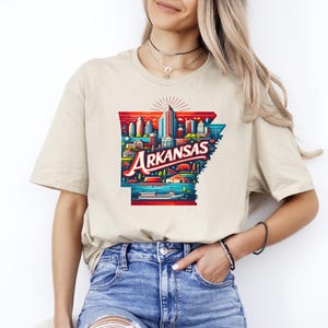 Arkansas T-shirt, Arkansas Shirt, Arkansas Gift, Arkansas Tee, Game Day Apparel, College Tee, Arkansas Trip Shirt, Arkansas Fan Tshirt