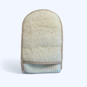 Organic Loofah Glove - Natural Exfoliating Glove