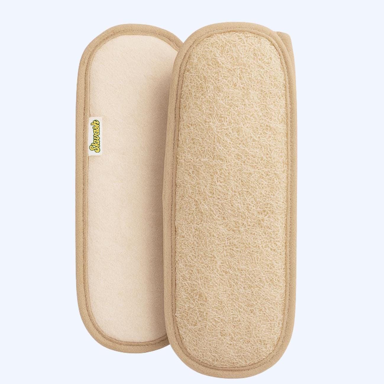 Natural Egyptian Back loofah with Handles, Exfoliating Natural