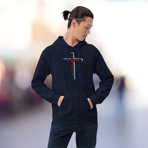 Jesus Crossword Hoodie, Christian Merch, Trendy Christian Sweatshirt, Christian Hoodie Men, Christian Hoodie Women, Jesus Hoodie Streetwear